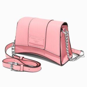 Kendall & Kylie Pink W Black Edges Small Bag . adjustable strap.
